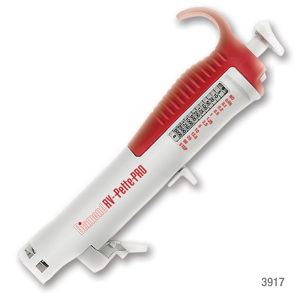 Globe Scientific RV-Pette PRO Repeat Volume Pipette, Includes 2 Tips and a 50mL Adapter Image